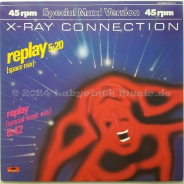 X Ray Connection - Replay • 12" Vinyl Maxi • NM - Labyrinth Music
