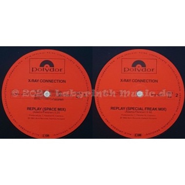 X Ray Connection - Replay • 12" Vinyl Maxi • NM - Labyrinth Music