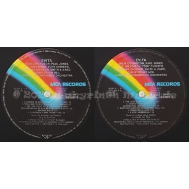 Andrew Lloyd Webber • Tim Rice - Evita • 12" Vinyl LP - Labyrinth Music