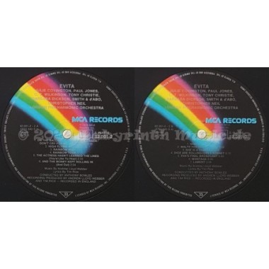 Andrew Lloyd Webber • Tim Rice - Evita • 12" Vinyl LP - Labyrinth Music