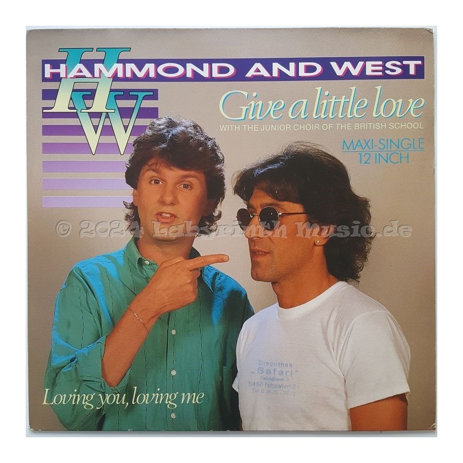 Hammond & West - Give A Little Love • 12" Vinyl Maxi • EX - Labyrinth Music