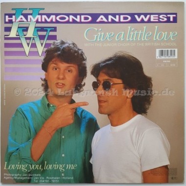 Hammond & West - Give A Little Love • 12" Vinyl Maxi • EX - Labyrinth Music