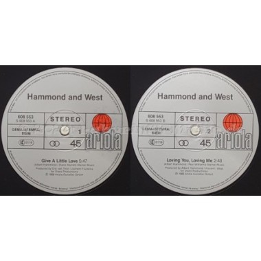 Hammond & West - Give A Little Love • 12" Vinyl Maxi • EX - Labyrinth Music