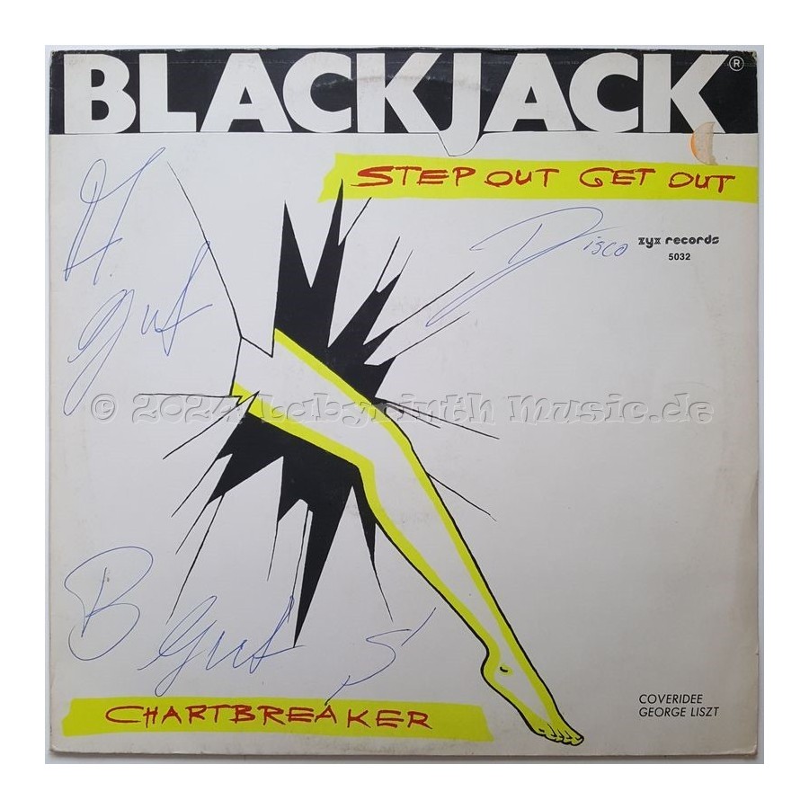 Black Jack - Step Out Get Out • 12" Vinyl Maxi - Labyrinth Music