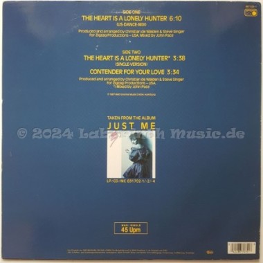 Bonnie Bianco - The Heart Is A Lonely Hunter • 12" Vinyl Maxi - Labyrinth Music