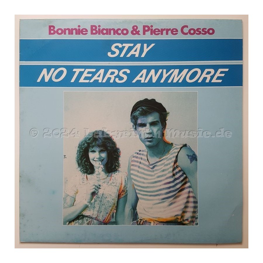 Bonnie Bianco & Pierre Cosso - Stay • 12" Vinyl Maxi - Labyrinth Music