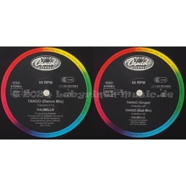 Dalbello - Tango • 12" Vinyl Maxi - Labyrinth Music