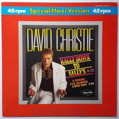 David Christie - Rally Down To Sally's • 12" Vinyl Maxi • EX - Labyrinth Music