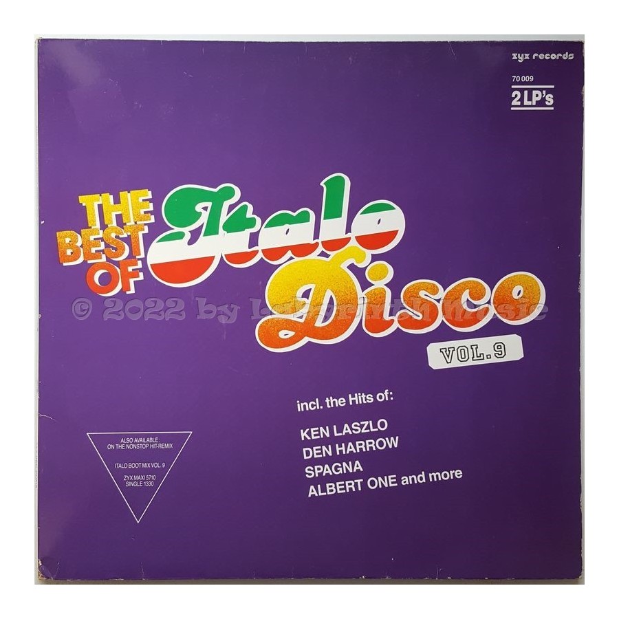 Various - The Best Of Italo-Disco Vol. 9 • 12" Vinyl LP - Labyrinth Music