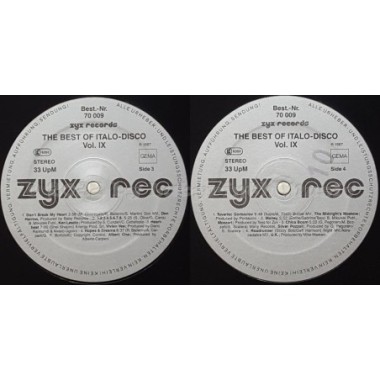 Various - The Best Of Italo-Disco Vol. 9 • 12" Vinyl LP - Labyrinth Music