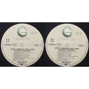 John Lennon • Yoko Ono - Double Fantasy • 12" Vinyl LP • EX - Labyrinth Music