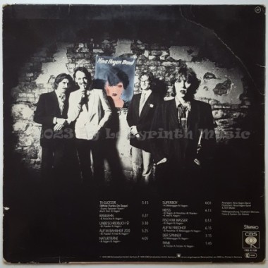Nina Hagen Band - Nina Hagen Band • 12" Vinyl LP - Labyrinth Music