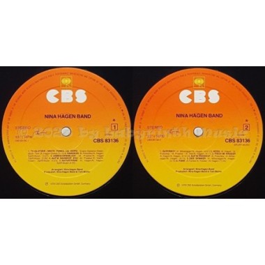 Nina Hagen Band - Nina Hagen Band • 12" Vinyl LP - Labyrinth Music