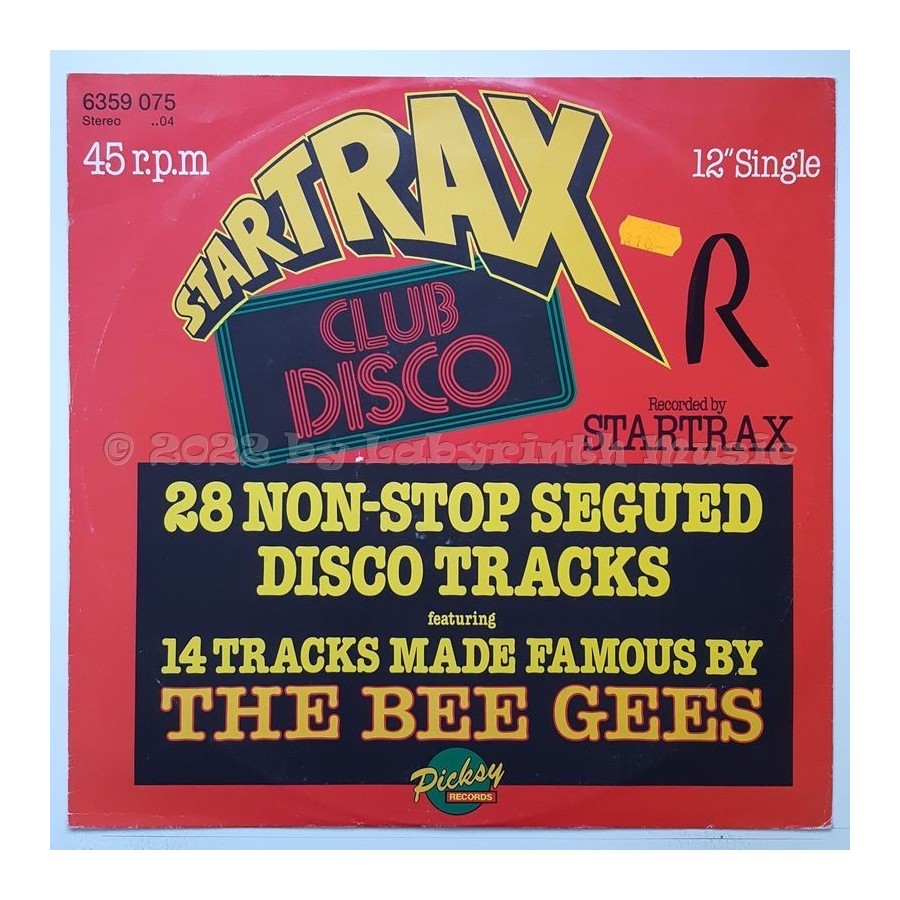Startrax - Startrax Club Disco • 12" Vinyl Maxi • EX - Labyrinth Music