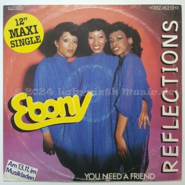 Ebony - Reflections • 12" Vinyl Maxi • EX - Labyrinth Music