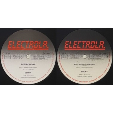 Ebony - Reflections • 12" Vinyl Maxi • EX - Labyrinth Music