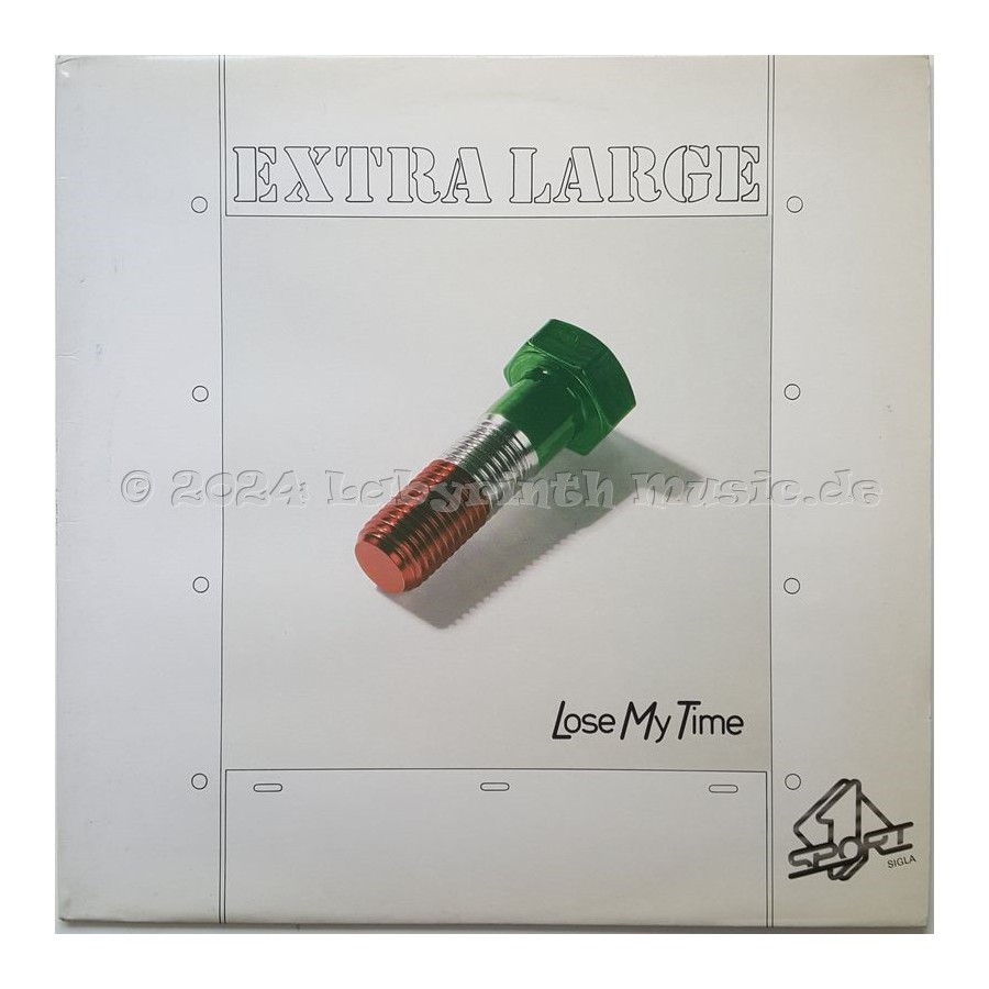 Extra Large - Lose My Time • 12" Vinyl Maxi • EX - Labyrinth Music