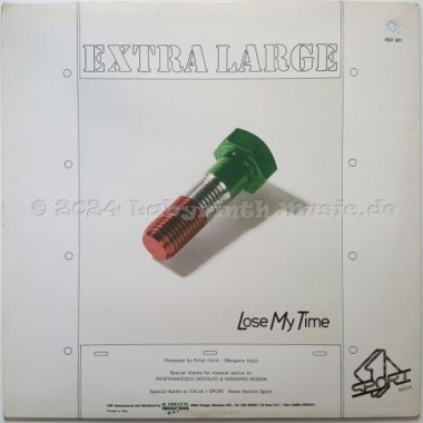 Extra Large - Lose My Time • 12" Vinyl Maxi • EX - Labyrinth Music