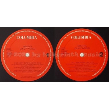 !Brotha - Crazy World • 12" Vinyl Maxi • EX - Labyrinth Music