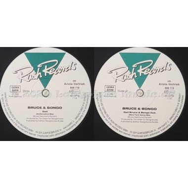 Bruce & Bongo - Geil • 12" Vinyl Maxi • MINT - Labyrinth Music