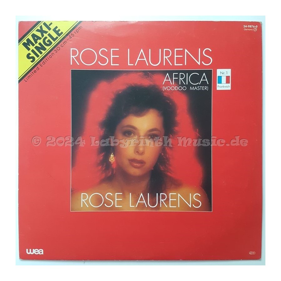 Rose Laurens - Africa (Voodoo Master) • 12" Vinyl Maxi - Labyrinth Music
