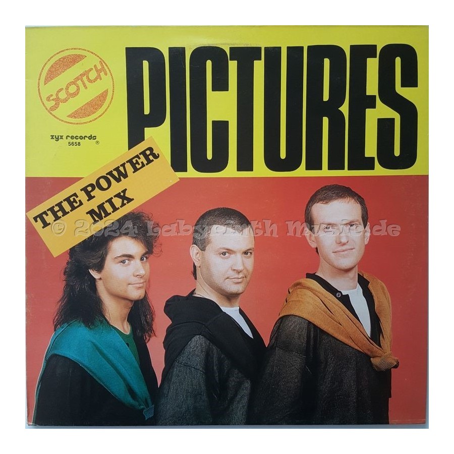 Scotch - Pictures • The Power Mix • 12" Vinyl Maxi • EX - Labyrinth Music