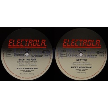 Alice's Wonderland - Stop The Rain • 12" Vinyl Maxi • EX - Labyrinth Music