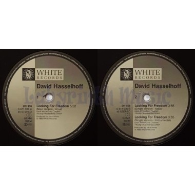 David Hasselhoff - Looking For Freedom • 12" Vinyl Maxi • EX - Labyrinth Music