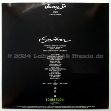 James D. - Senor • 12" Vinyl Maxi • NM - Labyrinth Music