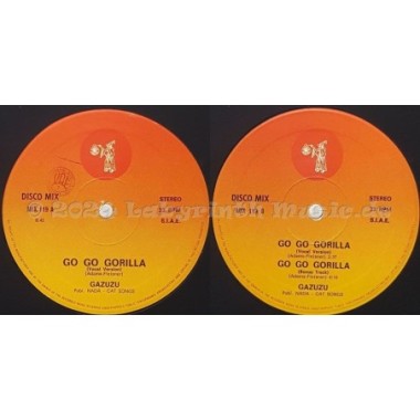 Gazuzu - Go Go Gorilla • 12" Vinyl Maxi • EX - Labyrinth Music