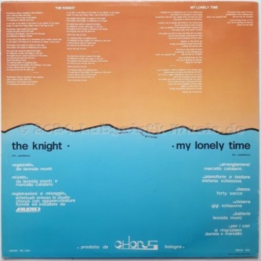 Greta Strike - The Knight • My Lonely Time • 12" Vinyl Maxi • EX - Labyrinth Music