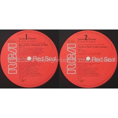 Johann Sebastian Bach - 2 Kantaten • Mein Herze Schwimmt Im Blut • Jauchzet Gott In Allen Landen • 12" Vinyl LP • EX - Labyrinth