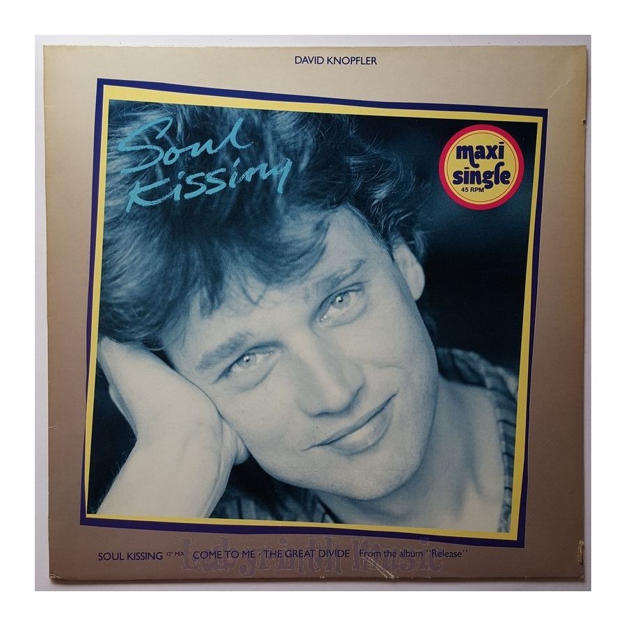 David Knopfler - Soul Kissing • 12" Mix • 12" Vinyl Maxi • EX - Labyrinth Music