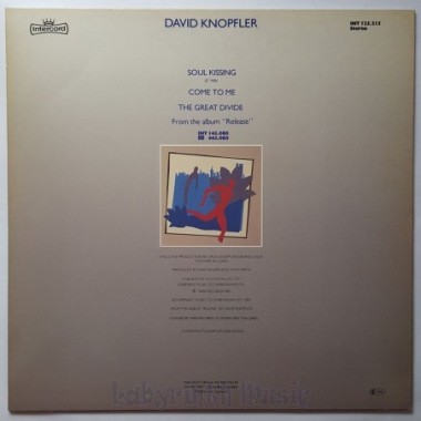 David Knopfler - Soul Kissing • 12" Mix • 12" Vinyl Maxi • EX - Labyrinth Music