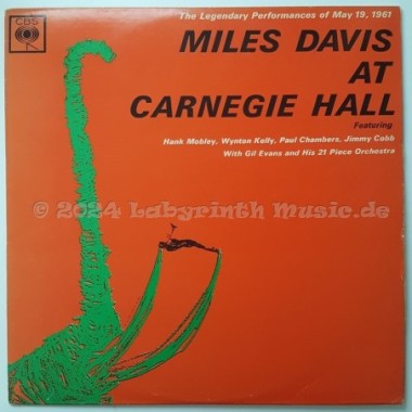Miles Davis - Miles Davis At Carnegie Hall • 12" Vinyl LP • EX - Labyrinth Music