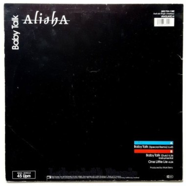 Alisha - Baby Talk • 12" Vinyl Maxi - Labyrinth Music
