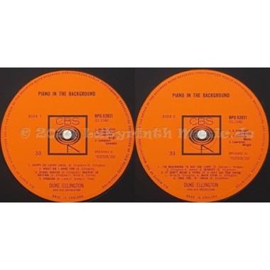 Duke Ellington And His Orchestra - Piano In The Background • 12" Vinyl LP - Labyrinth Music