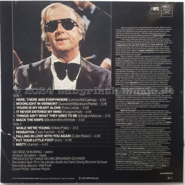 George Shearing - The Many Facets Of George Shearing • 12" Vinyl LP - Labyrinth Music