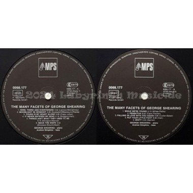 George Shearing - The Many Facets Of George Shearing • 12" Vinyl LP - Labyrinth Music