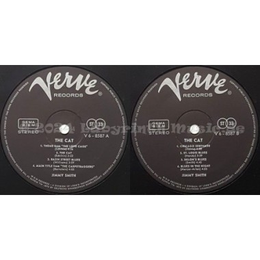 The Incredible Jimmy Smith - The Cat • 12" Vinyl LP • EX - Labyrinth Music