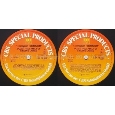 Various - Jazz 3 • The Family Of Singing Ladies • 12" Vinyl LP • EX - Labyrinth Music