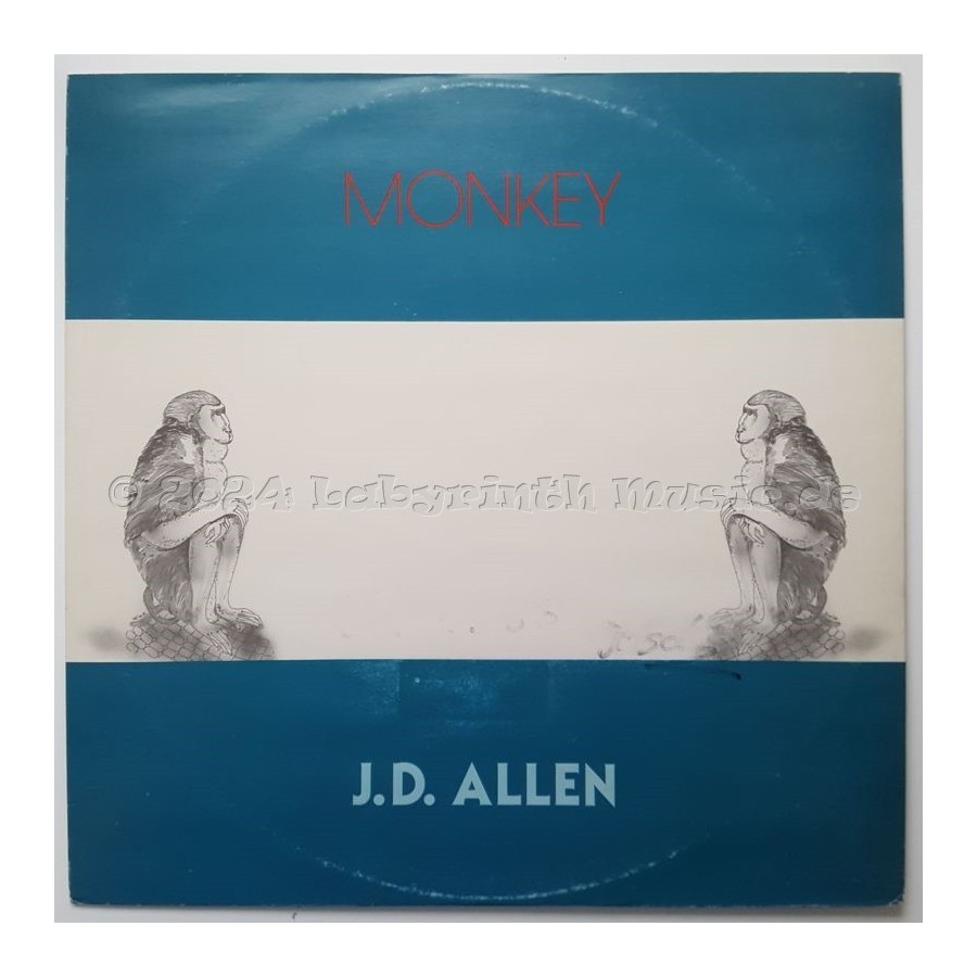J.D. Allen - Monkey • 12" Vinyl Maxi • EX - Labyrinth Music