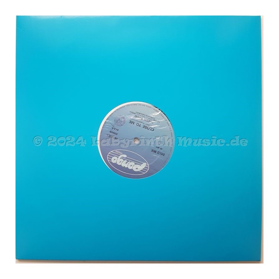 Lucien David - Close To Me • 12" Vinyl Maxi - Labyrinth Music