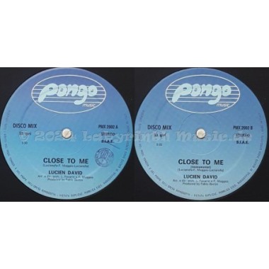 Lucien David - Close To Me • 12" Vinyl Maxi - Labyrinth Music