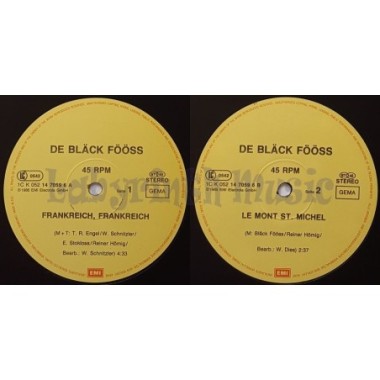 De Bläck Fööss - Frankreich, Frankreich • 12" Vinyl Maxi - Labyrinth Music