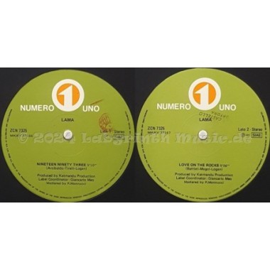 Lama - Nineteen Ninety Three • Love On The Rocks • 12" Vinyl Maxi - Labyrinth Music