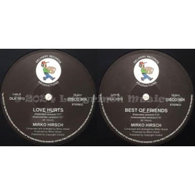 Mirko Hirsch - Love Hurts • 12" Vinyl Maxi • MINT - Labyrinth Music