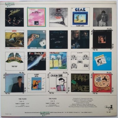 The Flics - Take It Easy • 12" Vinyl Maxi • NM - Labyrinth Music