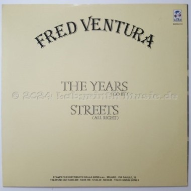 Fred Ventura - The Years (Go By) • 12" Vinyl Maxi • NM - Labyrinth Music
