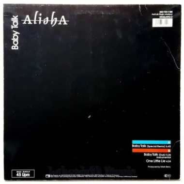 Alisha - Baby Talk • 12" Vinyl Maxi - Labyrinth Music